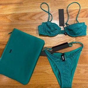 Triangl Mala Jaded Sparkle Bikini